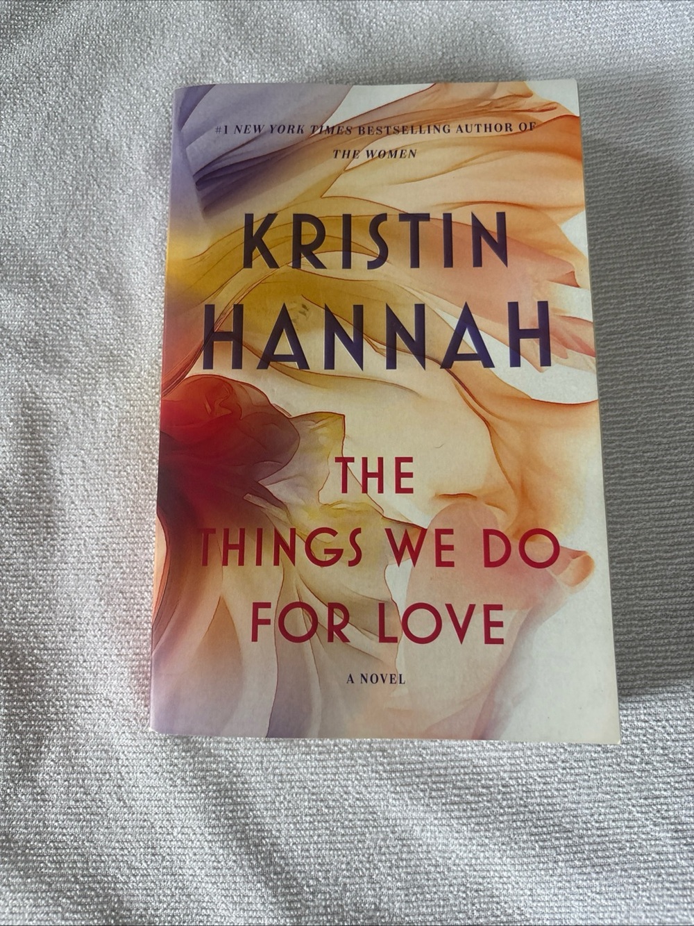 The Things We Do For Love - Decorative Orange & Cream Coffee Table Book